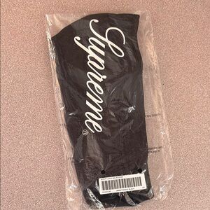 Supreme Black Face Mask